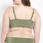 Cacique Swim Olive Underwire Lightly Lined Balconette Bikini Top, Size 42DD Photo 2