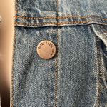 Black Label Oversized Denim Jean Jacket - AMEN - Medium Wash - Size Small Photo 5