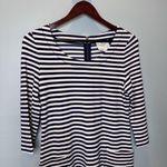 Kate Spade T-Shirt Dress Blue & White Stripes Nautical with Pockets Size 4 Photo 1