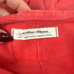 Free People Red Racer We The Free Can’t Let Go Long Sleeve Tee Wide Neck Large Photo 1