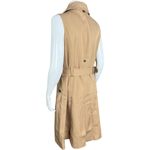 by Stacy London Sleeveless Regular Trench with Adjustable Belt Kacki X Photo 5