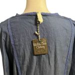 Matilda Jane NEW Women's Chambray Waist Tie Hour By Hour Jacket Shirt Sz L Layer Photo 5