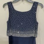 Joseph Ribkoff  Navy Dress Sleeveless Cocktail Evening Sz 6 $254 Photo 2