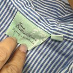 True Destinations | XS | Striped Parrot Macaw Cotton Cover Up Tunic Shirt Dress Blue Photo 2