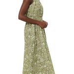 Tuckernuck Bergamot Floral Walker Dress M NWT Green Cotton Midi Pockets Size M Photo 1