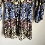 Parker Gladis Silk Snake Print Snakeskin Mini Dress Photo 5
