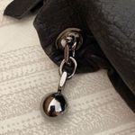 Christian Louboutin  Black Leather Trophe Shoulder Bag Photo 4