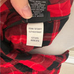 Torrid  Challis Button Down Shirt Red Buffalo Plaid Photo 5