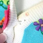 Jack B. Quick Vintage Beaded Summer Cocktail Cardigan Sweater M Embroidered Pink Size M Photo 5