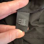 Lafayette 148 New York Black Contrast Stitch Button Front Blouse Women’s 0 XS Black Photo 8