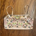 ZARA  cream crop top with beads size small Photo 0