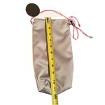 Onska Jumeoni Satin Bag Beaded String Strap Melon‎ Gray Green Korean Fashion NWT Photo 7