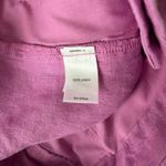 J. Jill Love Linen Easy Wide Leg Crop Pant in Wild Orchid Purple Pink Size Small Photo 6