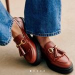 Sézane Sezane Amy Loafers Leather Cognac Brown 42 Photo 0