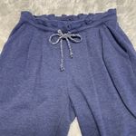 Aerie Blue Joggers Sz Small Ruffle Waist Sweatpants Loungewear Photo 3