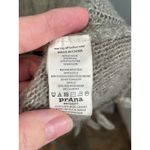 prAna  Womens Cable Knit Tassel Sweater M Long Sleeve Gray‎ Boho Casual B11 Photo 4