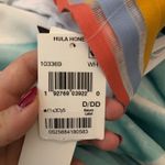 Hula Honey White And Striped Bikini Top Photo 2