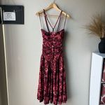 Ulla Johnson NEW Dress Marcella Wild Rose Pink Print Halter Midi Dress Size 2 Photo 2