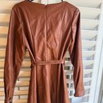 Staid brown fox leather belt dress size M Size M Photo 6