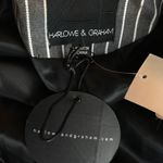 Harlowe $ Graham Harlowe & Graham Ruffle Sleeve Blazer Jacket Coat Photo 4