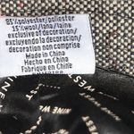 Nine West Multi Brown Wool Blend Fedora Hat Leather Trim Buckle Detail Photo 5