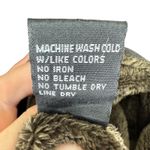 CAbi  Brown Faux Microsuede Shearling Patchwork Snap Up Collared Jacket Size M Photo 5