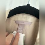 H&M New safari Sleeveless Beige Button-Up Dress with Belt size small Photo 2