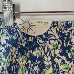 Aerie NWT  Offline High Waisted Crossover 7’’ Floral Bike Shorts in Blue Size M Photo 10