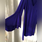 Ralph Lauren Lauren by  Flounce bell Sleeve V-Neck Dress about knee length, sz 6 Photo 2