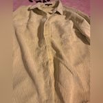 Velvet Heart Women’s Yellow Striped Shirt Photo 4