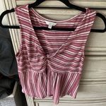 Lucky Brand Striped Peplum Top Photo 0