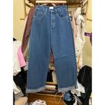 Favorite Daughter The Marsha Super High Rise Wide Leg Jeans Concord Size 28 Blue Photo 14