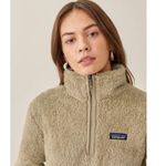 Patagonia Los Gatos 1/4 Zip Fleece Pullover Khaki women’s size L Photo 1