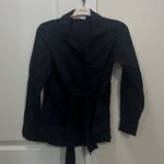 Wish Navy Blue Crepe Common Ground Shirt Size Small $153 Photo 1
