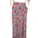 Solersun Pink Floral Adjustable Strap Maxi Dress // Size XL Photo 0