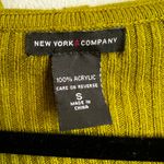 New York & Company Sweater Dress Vintage Y2K 2000s Glam Indie Sleaze Green Small Photo 2