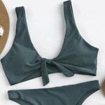 SheIn Green Bikini TOP ONLY Photo 0