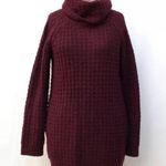 Elizabeth and James alpaca wool blend burgundy knit sweater dress size XS Photo 2
