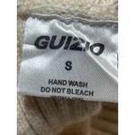 Danielle Guizio  Cream Beige Cashmere Wool Ribbed Knit Bolero Crop Top Size S Photo 3