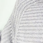 ZARA  Womens Fall Italian Knit Turtleneck Cropped‎ Pullover Sweater Size M Purple Photo 3