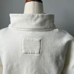 Girlfriend Collective  Cream Turtleneck Sweater Women’s 1/2 Zip pullover XL Photo 2