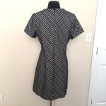Spanx Ponte Mini Dress in Jacquard Black and White Size Medium Photo 3