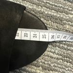 Eileen Fisher Black Iris Nubuck Leather Block Heel Cut-Out Sandal Open Toe 7.5 Photo 9