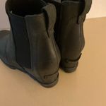 Sorel Women's Black leather platform Joan of Arctic wedge boots boots size 6 Photo 6