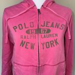 Ralph Lauren VTG Polo Jeans Co 1967 Pink Zip Hoodie Juniors L Preppy (women xs) Photo 1