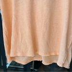 We The Free Free People tee We The Nina top tangerine Cactus Flower raw hem short sleeve Photo 4