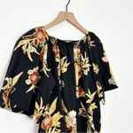Free People  Jodie Floral Cotton Tunic Mini Dress Night Combo size Small Photo 3