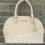 Anne Klein Pink Croc-Embossed Satchel Photo 0