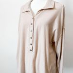 Fashion Brand Long Sleeve Quarter Button Up  Photo 0