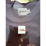 Pact One Size Oversized Crew Neck Sweatshirt Top Charcoal Organic Cotton Photo 5